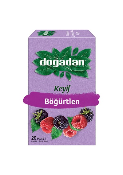 Doğadan Böğürtlen Çayı Poşet 20'li 38 G - 8 Adet Tarı