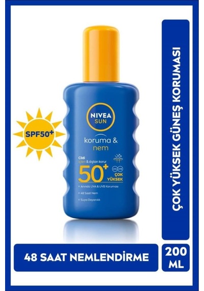 Eşit Ve Hızlı -psf50, Suya Dayanıklı, Uva/uvb Korumalı Güneş Koruyucu Sprey 200ml, S.güzellik