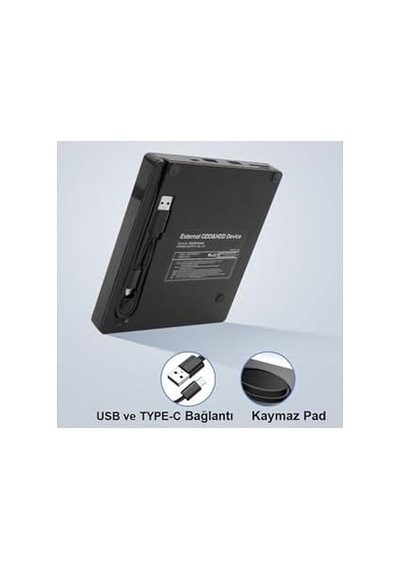Kenly Harici Dvd-rw Usb 3.0 Sürücü, Cd/dvd Yazıcı Okuyucu, Taşınabilir Optik Disk Drive, Windows Ve Mac Uyumlu, Tak Çalıştır