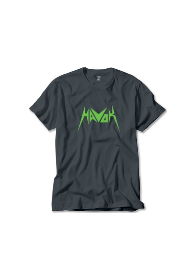 Havok Green Logo Kırmızı Tişört