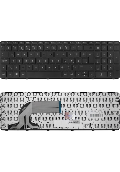 Hp Uyumlu Pavilion 250 G3 6q8m5es, 250 G3 K7j63es Klavye Tr Siyah