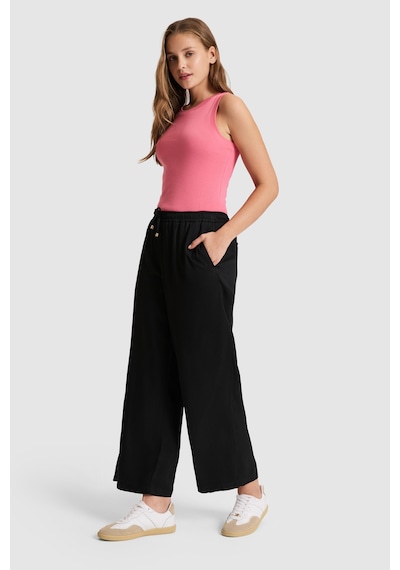 U.s. Polo Assn. Kadın Siyah Pantolon Kanvas-chino 50325543-vr046