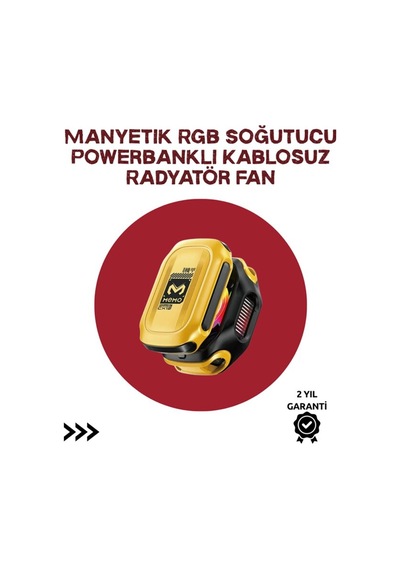 Akıllı Dijital Kontrollü Soğutucu Aı & Standart Mod 7 Kanatlı Fan Tasarımı Altın