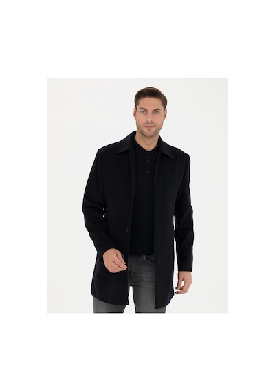 Pierre Cardin Siyah Slim Fit Kaşe Kaban G021sz0ks.000.1668724.vr046 Kahverengi