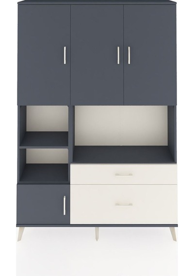 Arges Dolap 7 Raflı 2 Çekmeceli 5 Kapaklı 132x30x195 Antrasit-antrasit/aytaşı Antrasıt/aytası Arges Dolap 7 Raflı 2 Çekmeceli 5 Kapaklı 132x30x195 Antrasit-antrasit/aytaşı Antrasıt/aytası