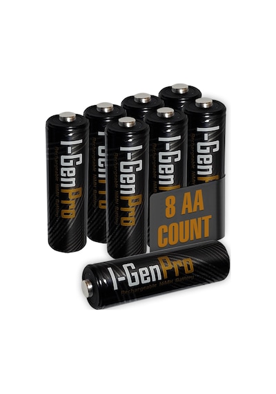 I-Gen Pro P103 8 Adet AA 2950 mAh Şarj Edilebilir Kalem Pil 1.2V Ni-MH Şarjlı Pil