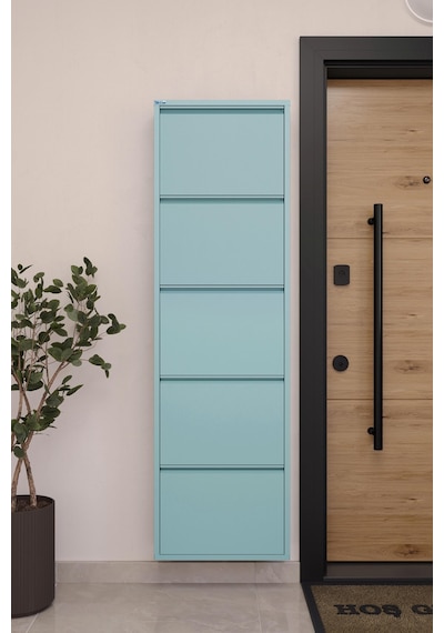 Ceha 5'li Metal Ayakkabılık - Okyanus Mavisi/ocean K.AYK-5/M5617 Mavi