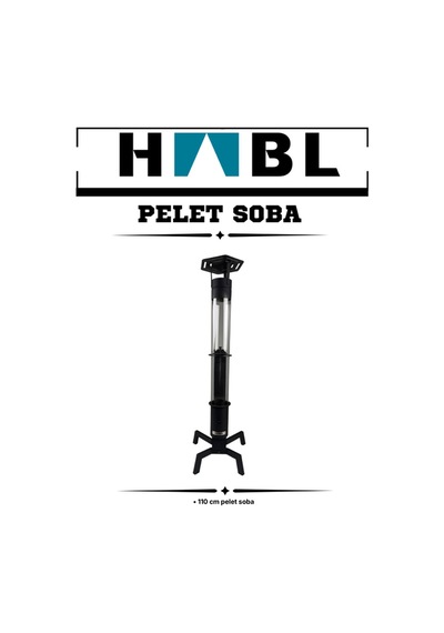 - 110 Cm Pelet Sobası Kamp Ve Bahçe İçin & Pelet Ve Pürmüz  Hediyeli