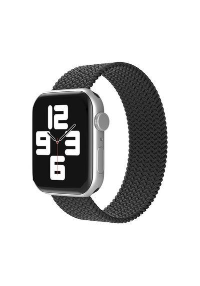 Apple Watch Uyumlu38mm Ayarlı Solo Silikon Kordon Saat Değildir - Siyah