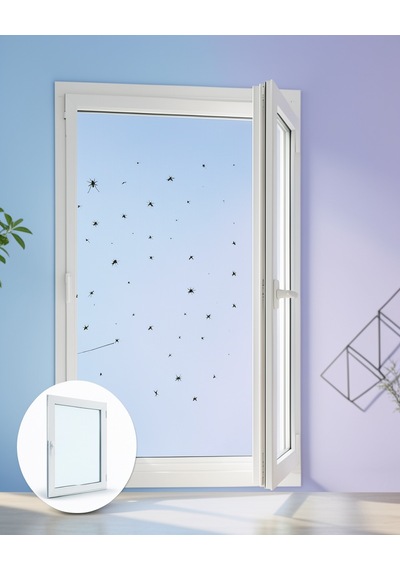 Tek Kanatlı Şeffaf Sineklik Pencere Balkon