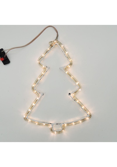 Led Işıklı Çam Ağacı Yılbaşı Süsü 220v Gün Işığı 34 Cm