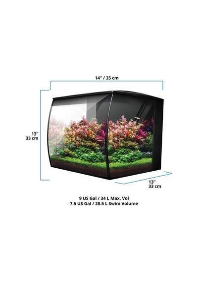 Fluval Flex 2.0 Akvaryum Siyah 34l