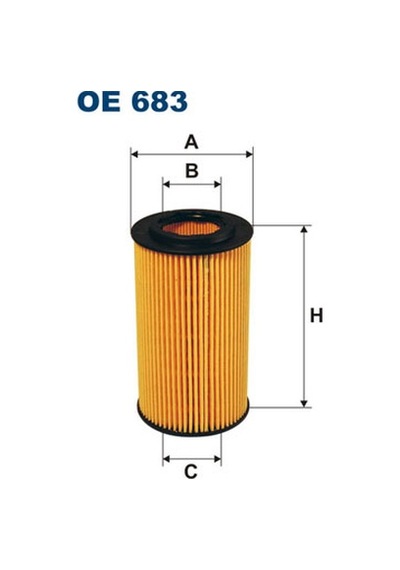FILTRON OE683 YAĞ FİLTRESİ HONDA ACCORD VIII 03- -CR-V II-FR-V