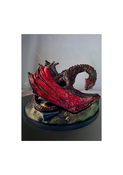 Eselya3d Hobbit Smaug Heykeli, Yüzüklerin Efendisi Smaug Figür, Figür Hediye