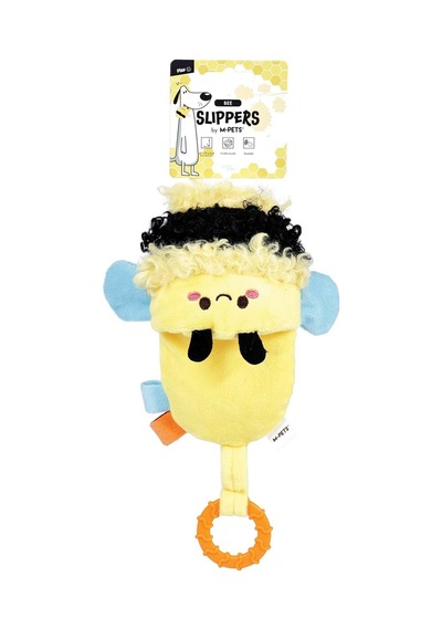 10672699 M-pets Slippers Bee Köpek Oyuncağı Yellow