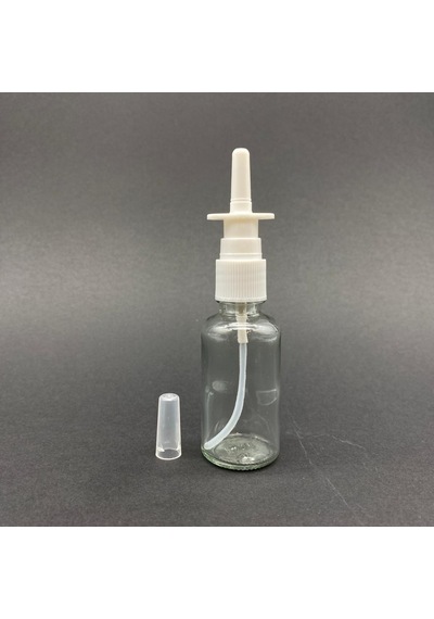 50ml Şeffaf Şişe, Burun Spreyi, 24 Adet Nazal Spreyli, Ecza Şişesi, İlaç Şişesi Diğer