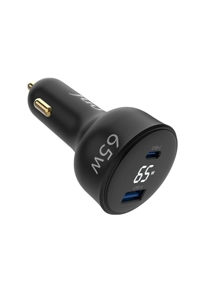 65w Led Ekranlı Type-c + Usb-a Araç Şarj Aleti İphone & Android & Notebook Araç İçi Şarj Cihazı