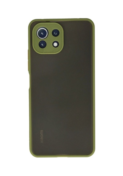 Mi 11 Lite Kılıf Montreal Silikon Kapak - Açık Yeşil İtdark30934