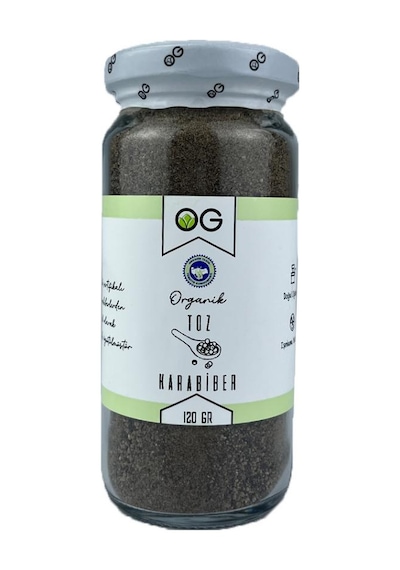OG natural Organik Toz Karabiber 120 Gr Diğer