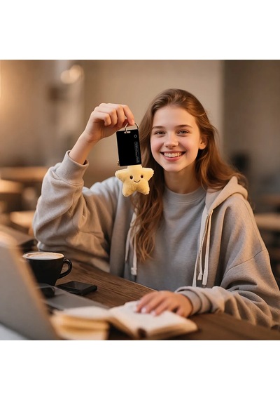Micflip P105 Suya Dayanıklı Apple Uyumlu iOS Ve Android Cihazlar İçin Wireless Şarj Özellikli Akıllı Kart Siyah