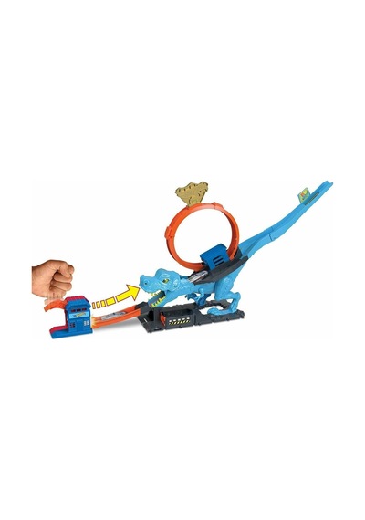 Hkx42 Hot Wheels Dinozor İle Mücadele Oyun Seti Çok Renkli