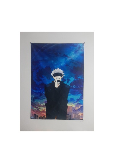 Jujutsu Kaisen - Satoru Gojo Desenli Tasarım Duvar Halısı