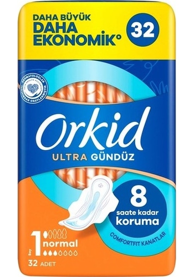 Orkid Ultra Gündüz Hijyenik Ped Normal 32'li