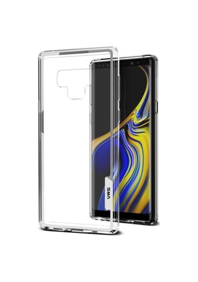Vrs Design Galaxy Note 9 İle Uyumlu Crystal Chrome Kılıf Clear