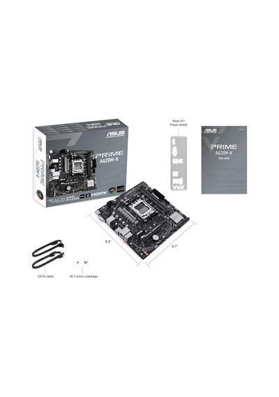 Prime A620m-k Amd A620 Am5 Soket Ddr5 6400 Oc Mhz Matx Anakart