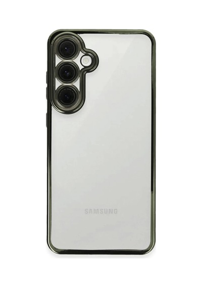 Samsung Galaxy S24 Fe Uyumlu Kılıf Lensli Silikon - Yeşil