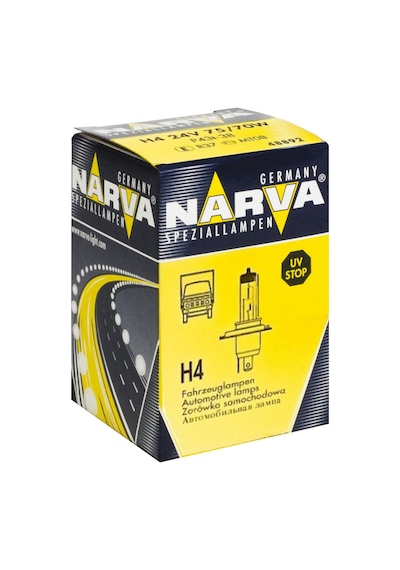 24v H4 75/70w Halojen Ampul 43t Tırnaklı Narva 48892 64196 1 Adet