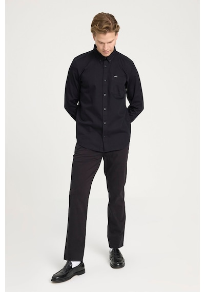 Wrangler Regular Fit Normal Kesim Düz Cepli Pamuk Gömlek - W241464 001
