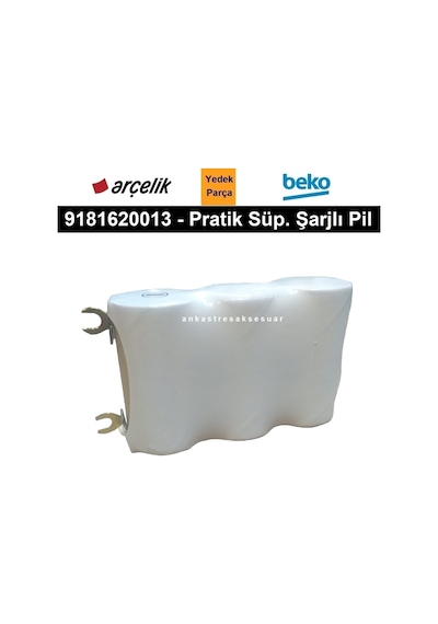 Beko Uyumlu Bkk 1182 Pratik Süpürge Batarya Şarjlı Pil 9181620013 - 451138558