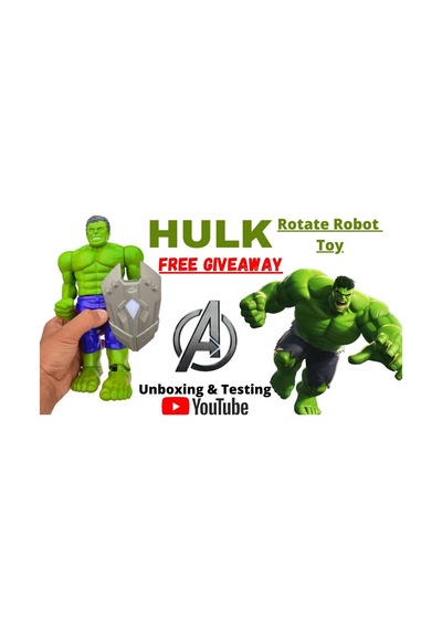 Robot Yeşil Dev Rotate Hulk