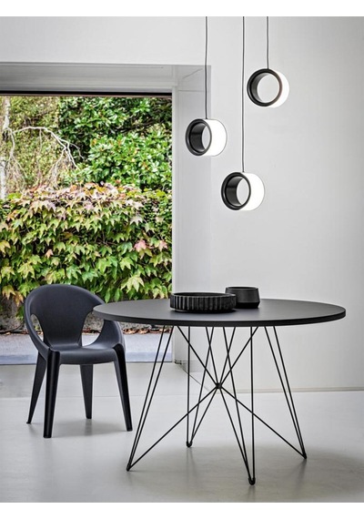 Magis Bell Chair 4 Set Sandalye Geri Dönüştürülebilir Malzeme, Konstantin Grcic'in Ikonik Tasarımı Midnight