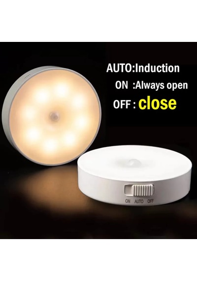 Hareket Sensörlü Usb Şarjlı Led Işık Lamba Timya/go1395 200249 Çok Renkli