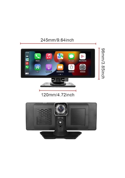 10.26 İnç Car Play İos Android Uyumlu 4k Ultra Hd Ön Arka Araç Kamerası Büyük Ekran Wifi Bluetooth