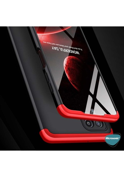Microsonic Samsung Galaxy Uyumlu A22 Kılıf Double Dip 360 Protective