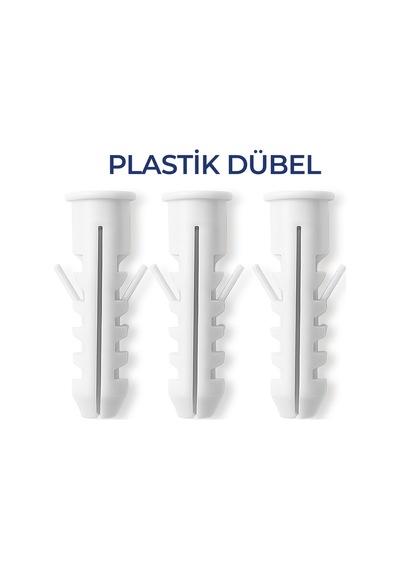 Plastik Dübel 7 Mm 1000 Adet Sağlam Tutuş, Uzun Ömürlü Ve Güvenli Sabitleme Diğer