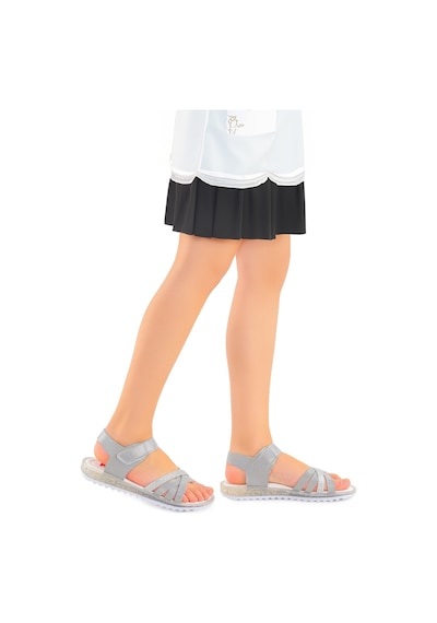 Kiko Kids Kız Çocuk Sandalet Arz 2346 Gümüş