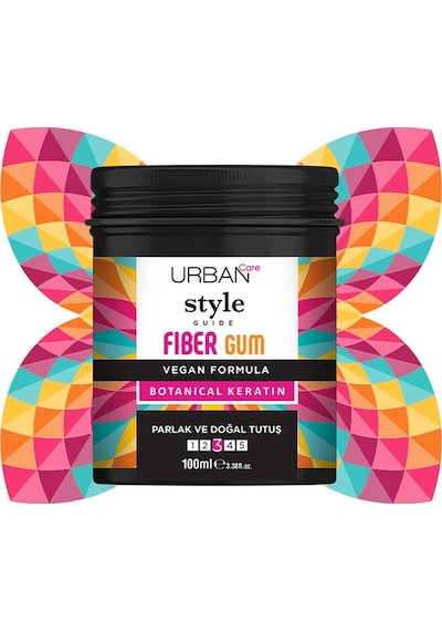 Style Guide Parlak Görünüm Sağlayan Fiber Gum- Doğal Tutuş- Saç Sakızı-100ml