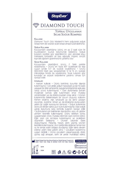Stopever Diamond Touch Soft - Göz Maskesi - 1 Adet