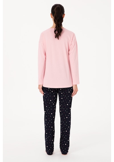 U.s. Polo Assn. Kadın Pembe Pijama Takım 50318885-vr041 Pembe