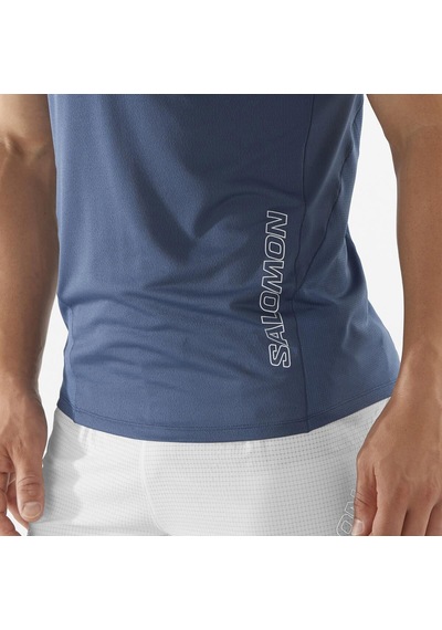 Salomon Salomon Sense Aero Erkek Renkli Koşu Tişört 23848 Lacivert