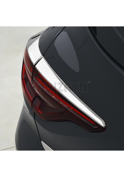 S-Dizayn Renault Clio 5 Krom Stop Üst Çıtası 4 Prç. 2019 ve Üzeri