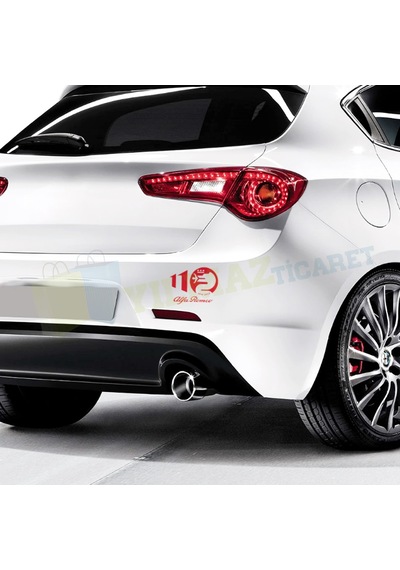 Alfa Romeo Logo 159 147 156 146 Giulietta Mito Oto Sticker 2 Adet