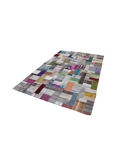 Bespoky 30275 Geometrik Desenli Salon Kilimi Gri