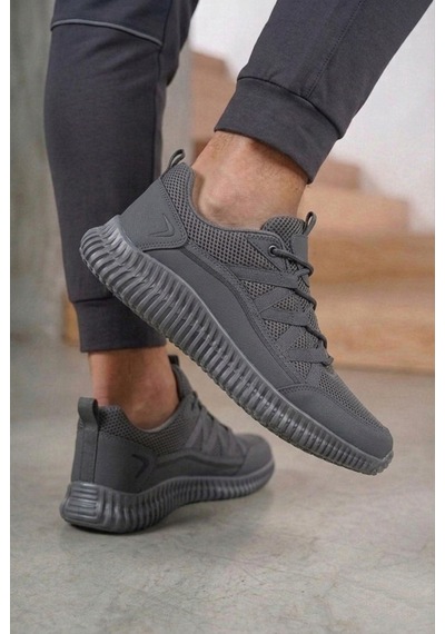 Vojo Zigzag Özel Taban Yürüyüş Koşu Erkek Spor Ayakkabı 267800001904 6 Gri