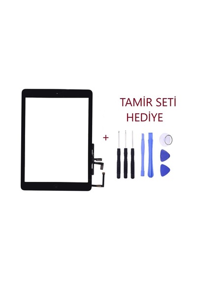 Apple Uyumlu iPad Air A1474 A1475 A1476 Dokunmatik Siyah Butonlu