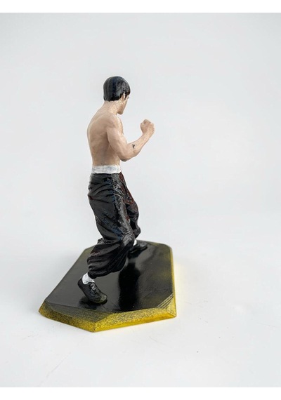 Bruce Lee Dövüş Sanatları İkonik Guard Pozu Mini Heykelcik 15 Cm Koleksiyonluk